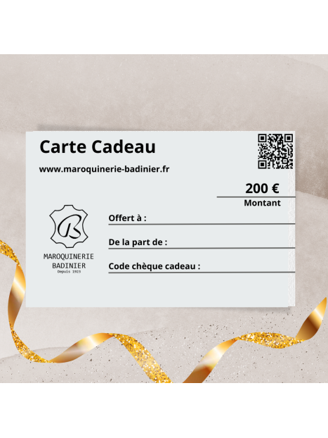 Certificat Cadeau 200$ main image 0