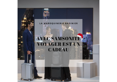 Voyagez dans l'élégance des fêtes avec Samsonite